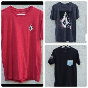 Volcom 3 Men's T-Shirt Bundle